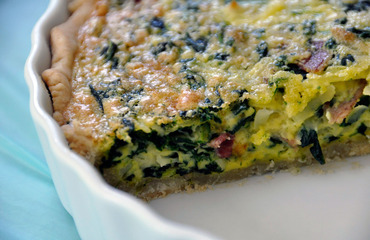 Quiche ze szpinakiem