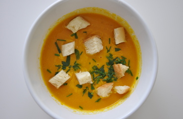 Zupa z dyni Hokkaido